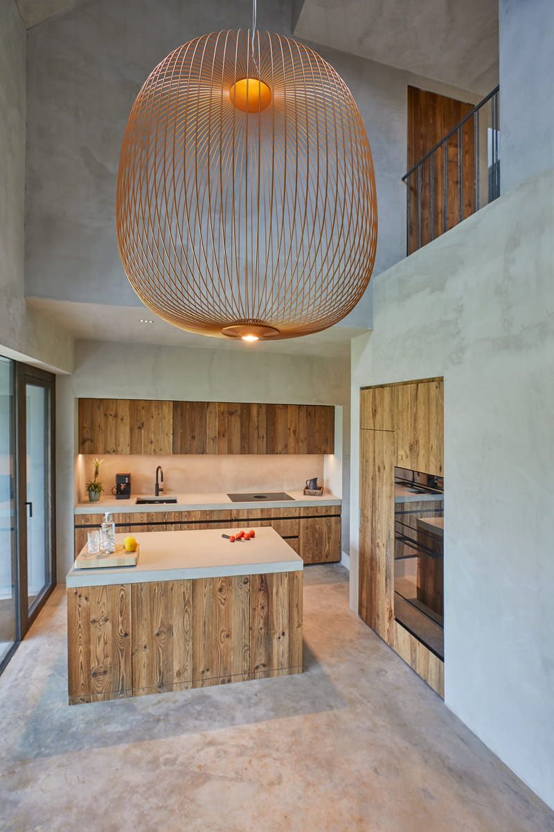 dade design concrete worktop "Swiss Kitchen Award 2023" winning kitchen by BE Architecture