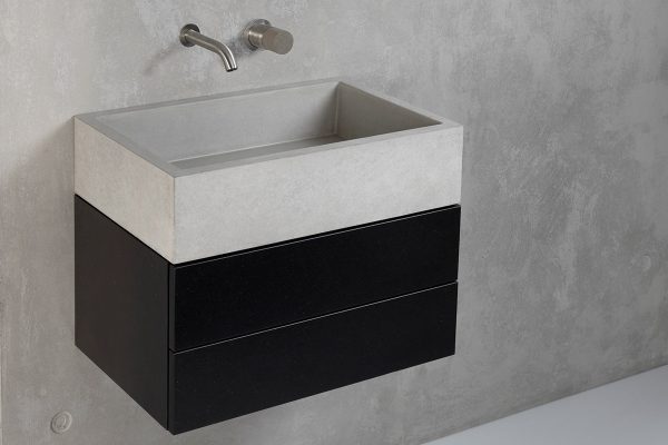Concrete washbasin furniture - dade design