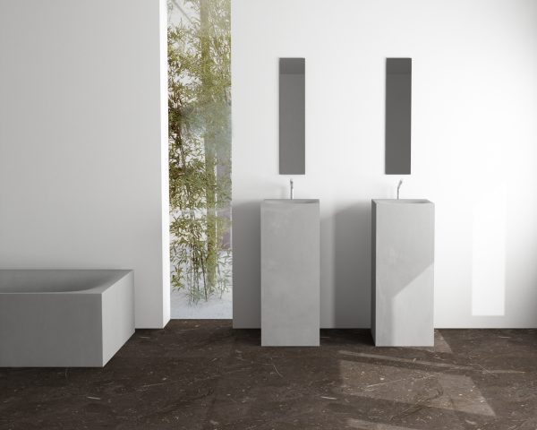 Concrete washbasin pillar - dade design