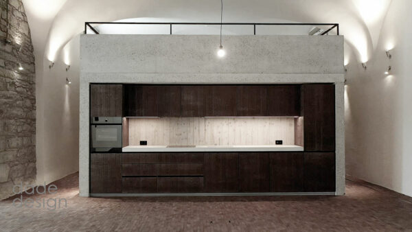 Individually planned concrete interior by dade design